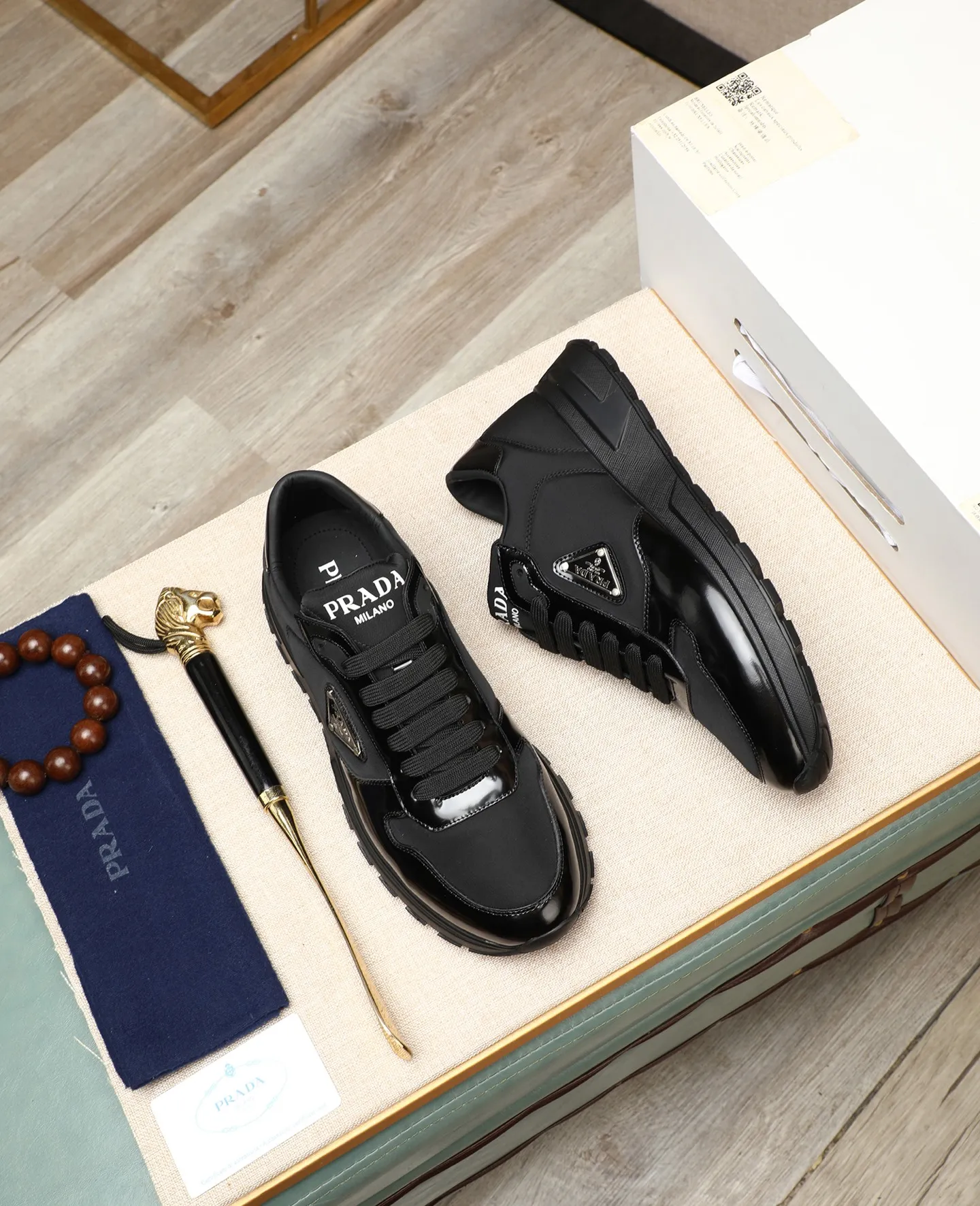 Men's shoes 💰540 🌹🌹[PRADA—Prada] 2025 latest model 🙈original replica! 👟👟👟Available here. The workmanship is top-notch. The upper is made from Italy. 🇮🇹Imported first-layer cowhide. ❗️Breathable genuine leather lining @Suitable for travel. The original version has an enlarged engraved sole, making it suitable for all kinds of travels, showing low-key luxury. Let quality speak for itself. Color: Size: 38-45
